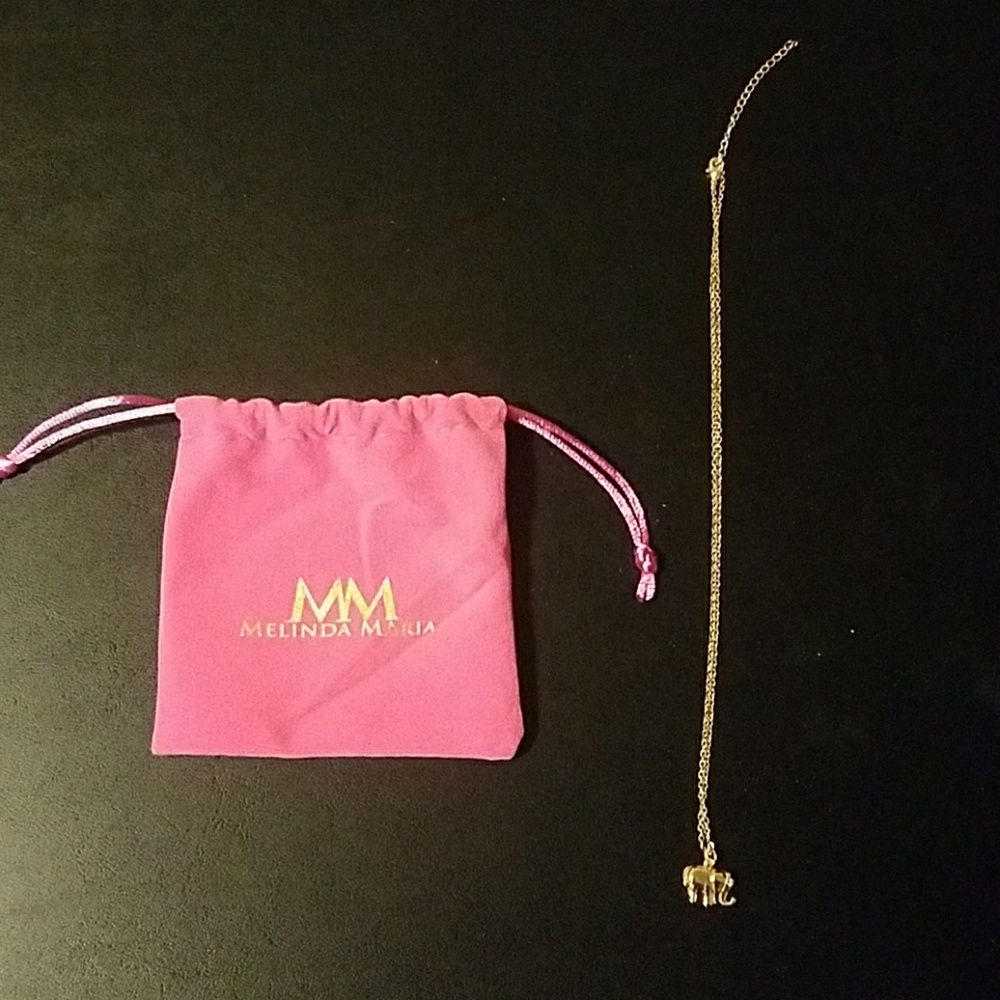 Melinda Maria Elephant Necklace